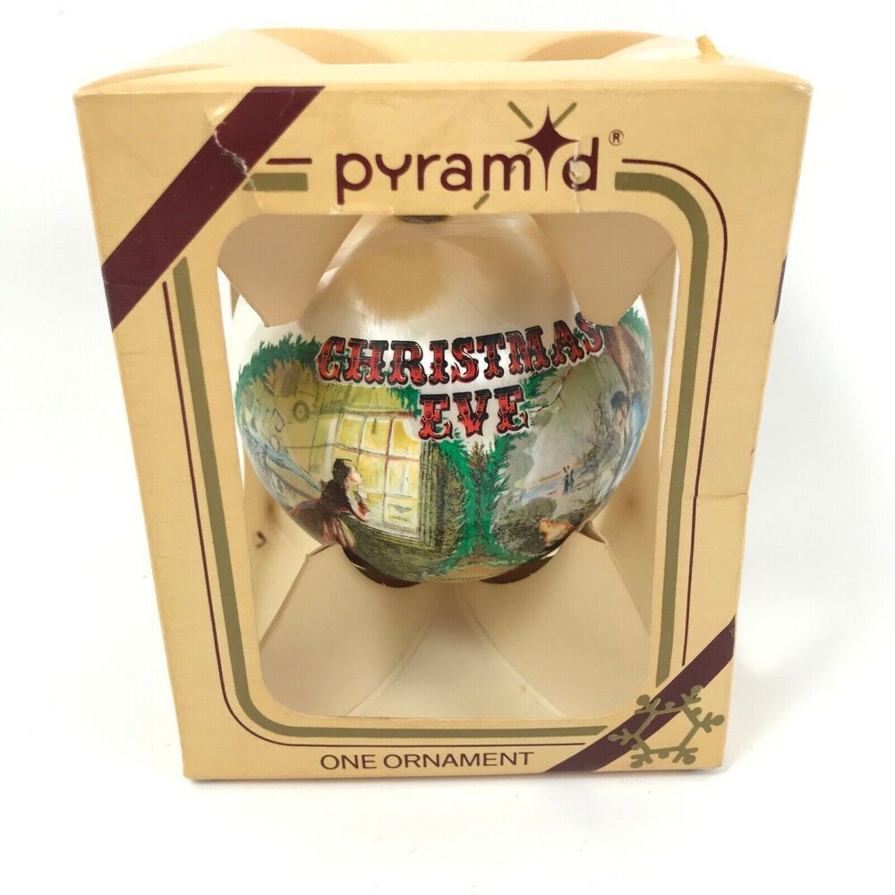 Vintage Pyramid "Christmas Eve" Thomas Nast Christmas Ornament